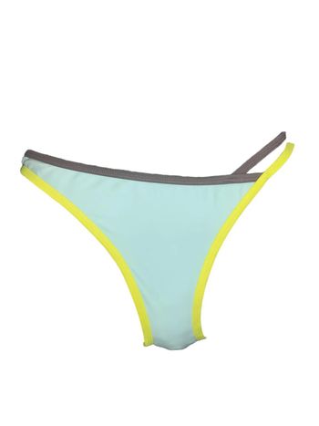 Bas maillot de bain asymétrique avec bandes contrastées Ardène Swim Taille L
