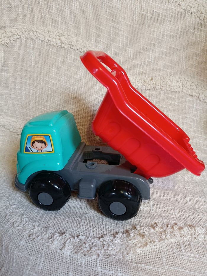 Camion benne enfant – Jouet coloré - photo numéro 3