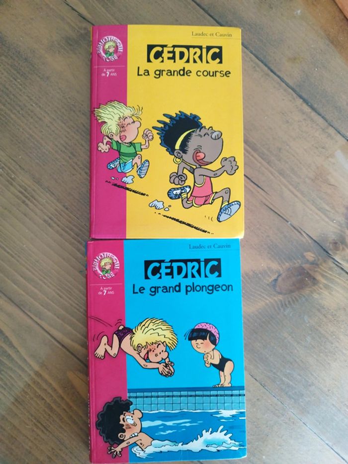 Lot de 2 romans Cédric