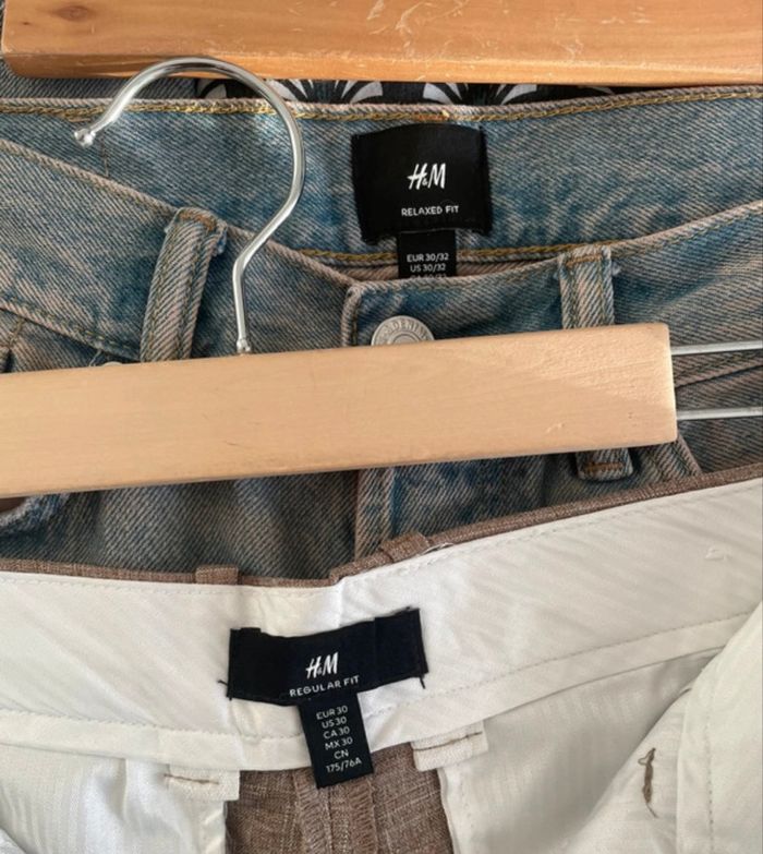 Lot pantalon et jean homme H&M T40 - photo numéro 7