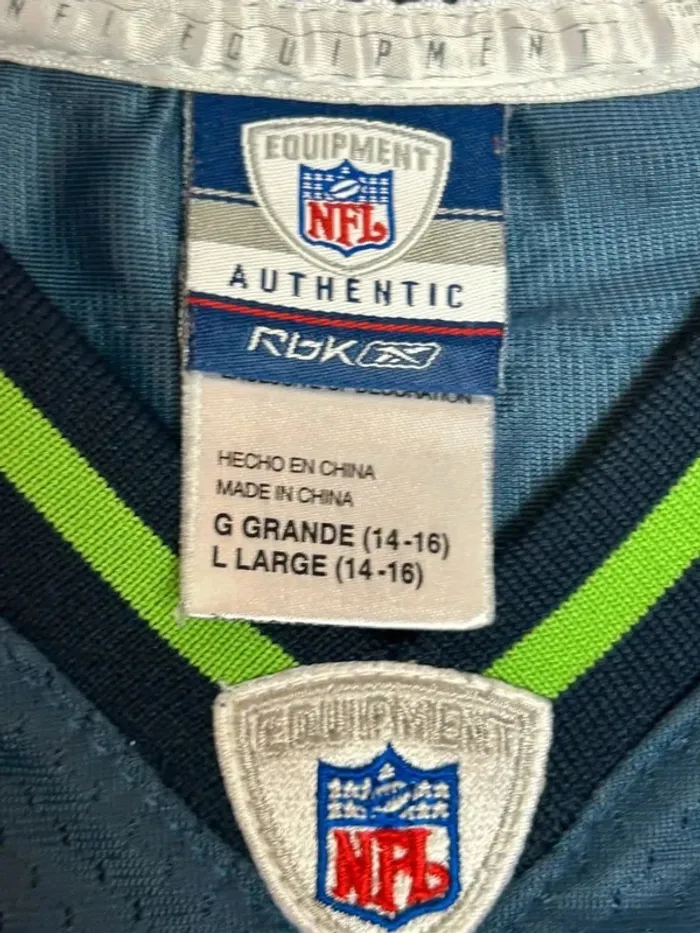 Maillot NFL Seattle Seahawks Matt Hasselbeck Reebok - Taille L (Convient S Femme) - photo numéro 5