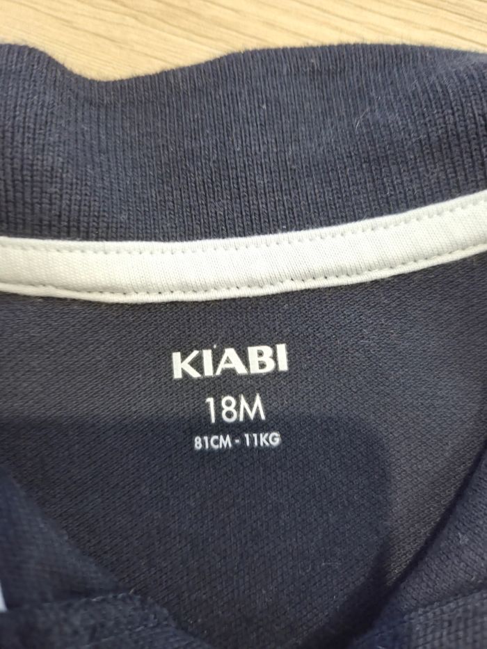 Polo manches courtes bleu, Kiabi, 18 mois - photo numéro 3