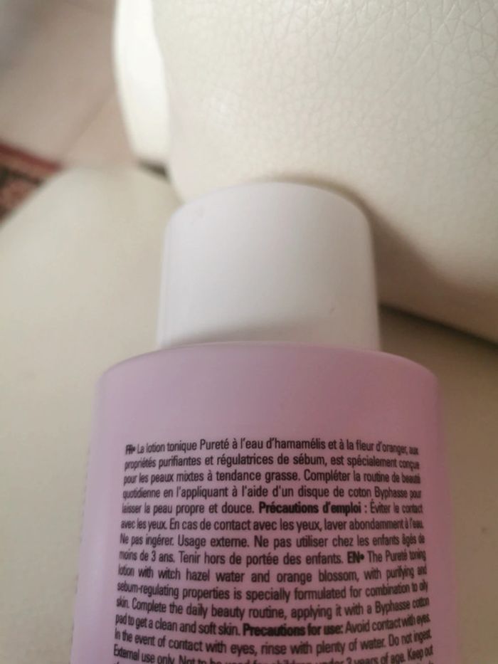 Lotion visage grand format Byphasse neuf hamamélis fleur d oranger - photo numéro 4