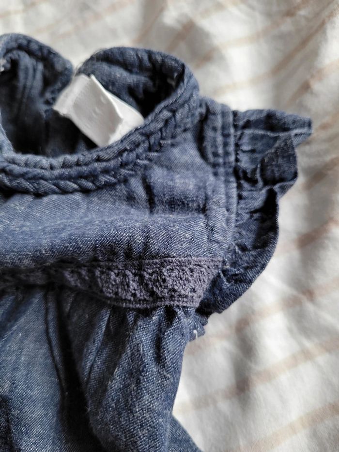 Barboteuse longue jean, sans manches 0/3 mois - photo numéro 10