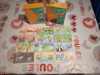 Puzzle d'association mamans et bébés