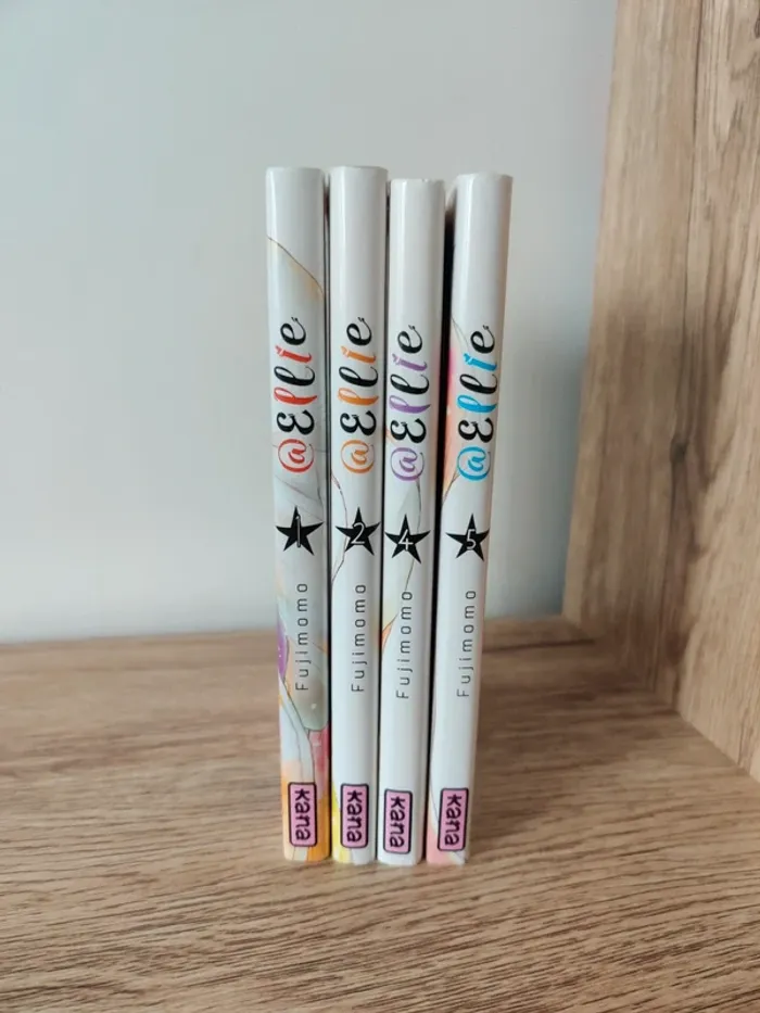 Mangas @Ellie #jen'aipasdepetitami - tomes 1, 2, 4 et 5