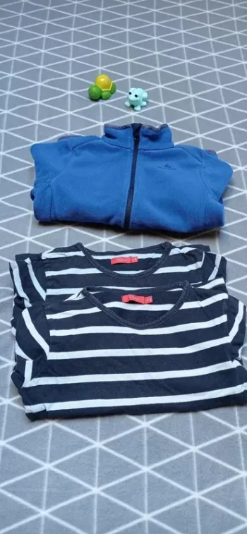 🦁 lot 3 hauts, 8 ans