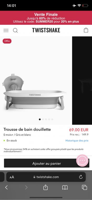 Baignoire Twistshake