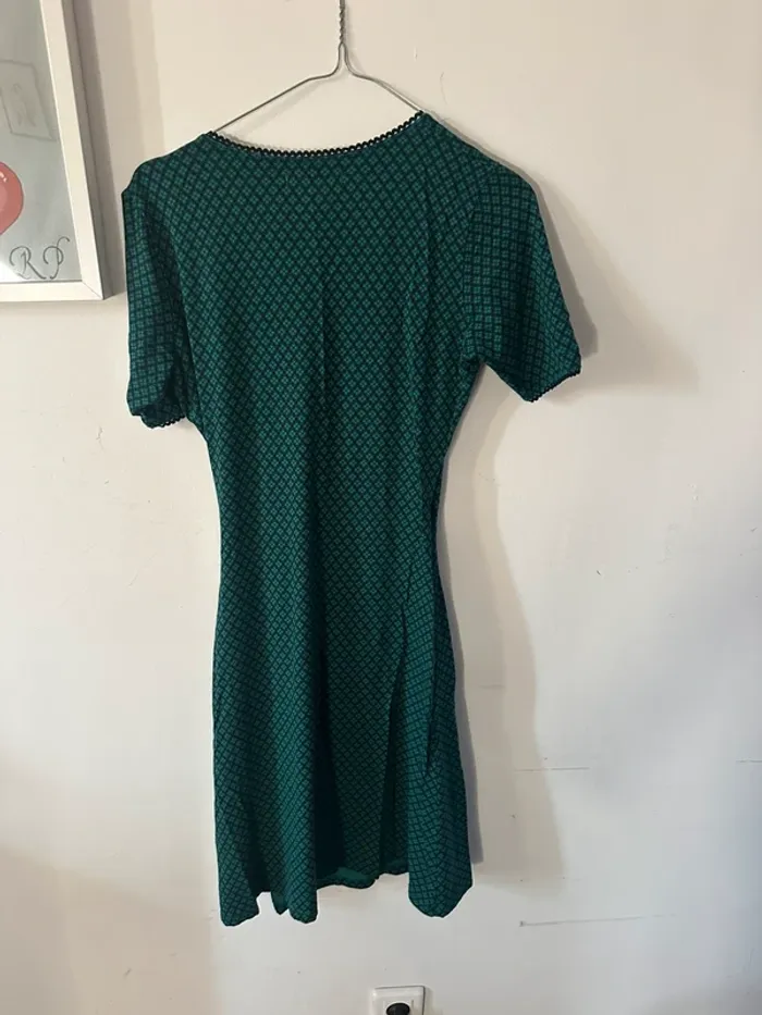 Robe portefeuille en coton de la marque King, Louie taille S - photo numéro 4