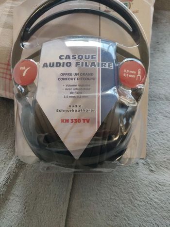 Casque audio filaire neuf