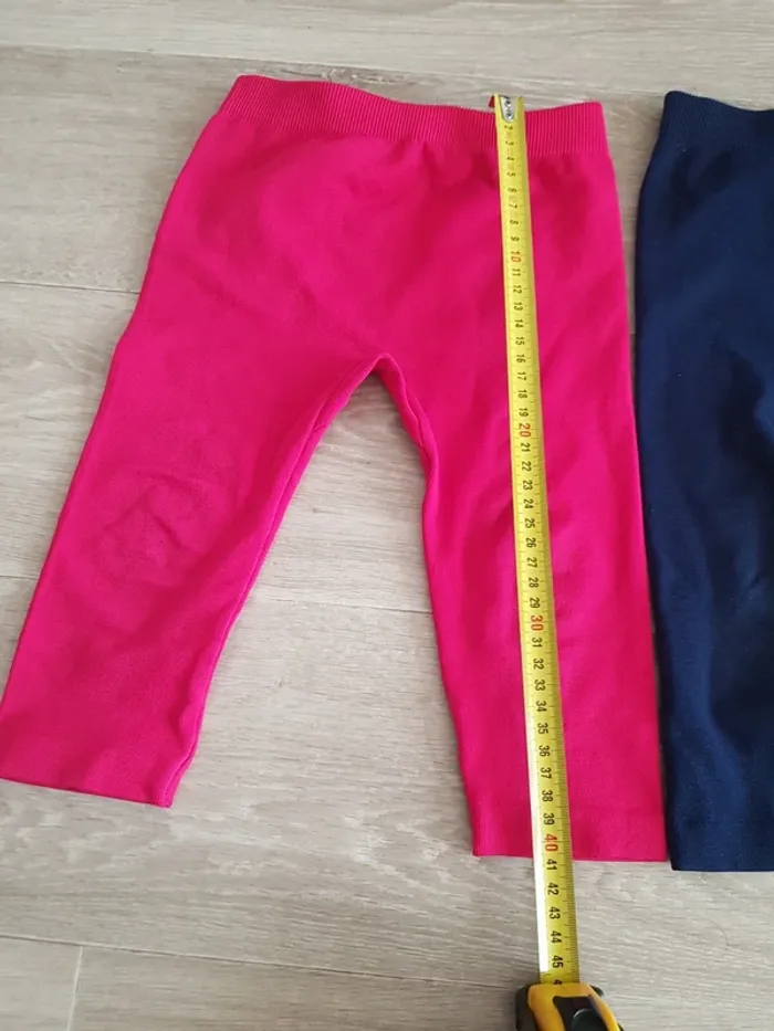 Lot de 2 leggins chauds taille 24 mois - photo numéro 4