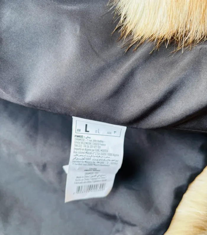Magnifique manteau fausse fourrure beige Pimkie neuf - photo numéro 4