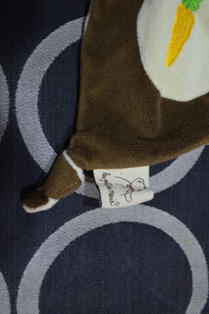 Doudou lapin carotte Les Petites Marie - photo numéro 2