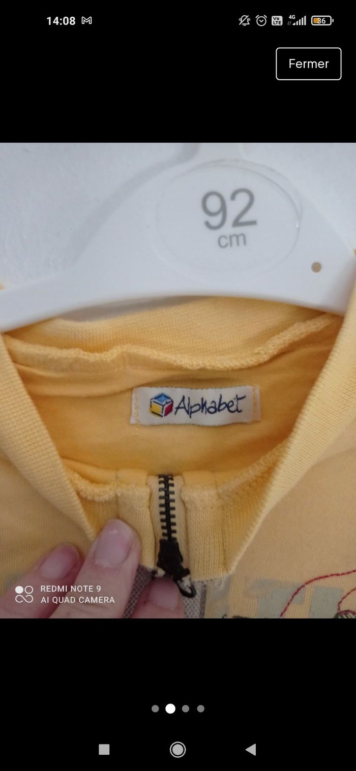 Pull alphabet 3 mois - photo numéro 2