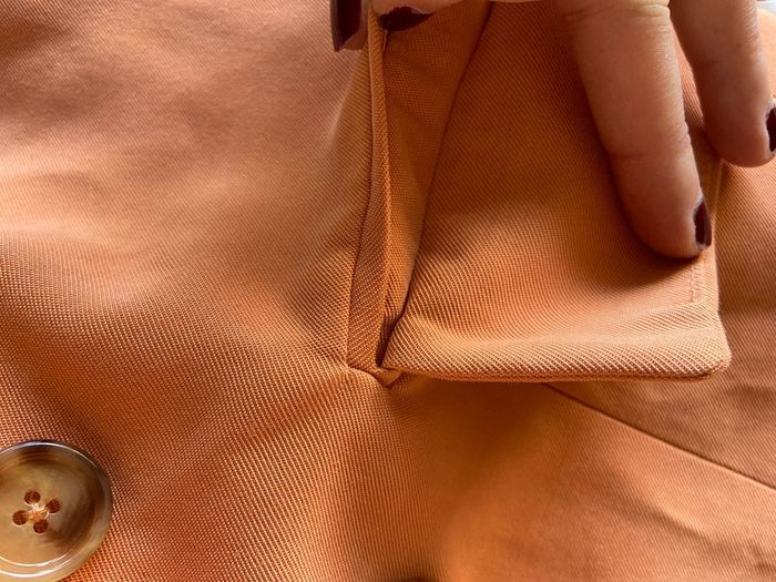 Magnifique blazer orange Mango / Taille S - photo numéro 7