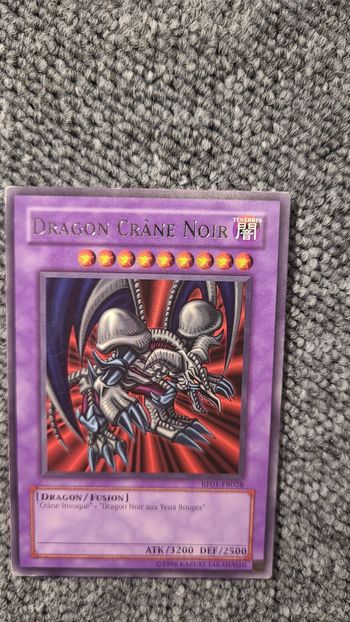 Carte Yu gi oh  - Dragon crâne noir - 1996