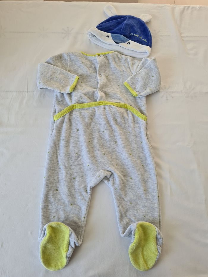 Ensemble pyjama et bonnet Sergent Major 9 mois - photo numéro 4