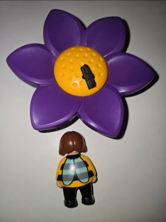 123 playmobil lot fleur à bascule 6756 et escargot à bascule 6755 complets - photo numéro 3