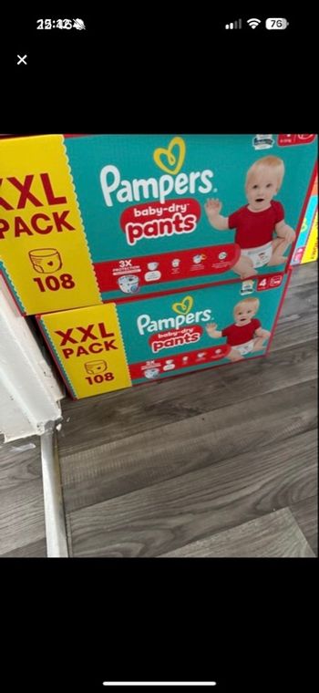 Pampers baby dry pants taille 4(9-14) kg