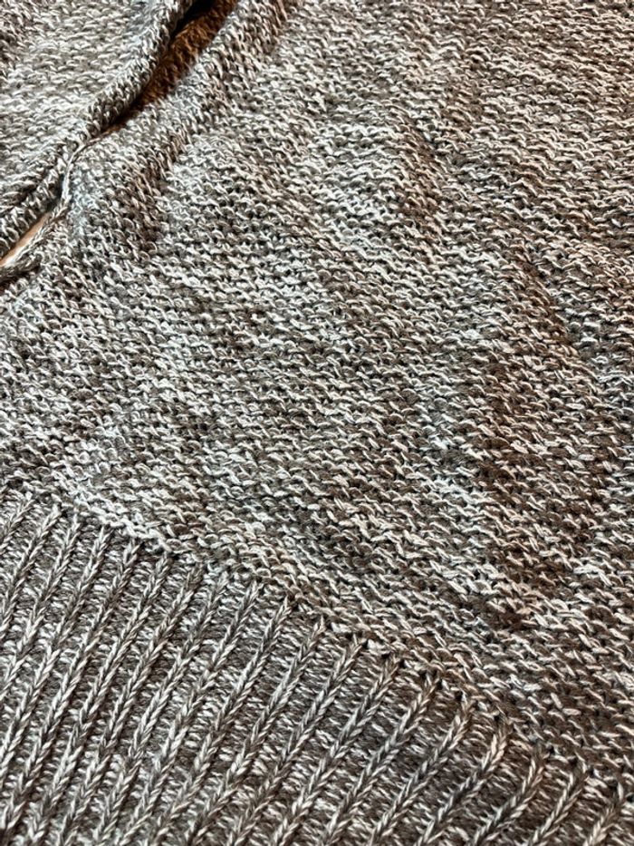 Pull col roule chiné marron neuf - photo numéro 2
