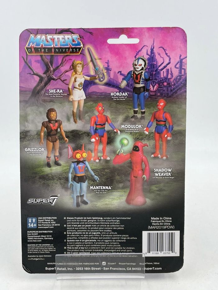 Figurine maître de l’univers Grizzlor ReAction figure neuf - photo numéro 2