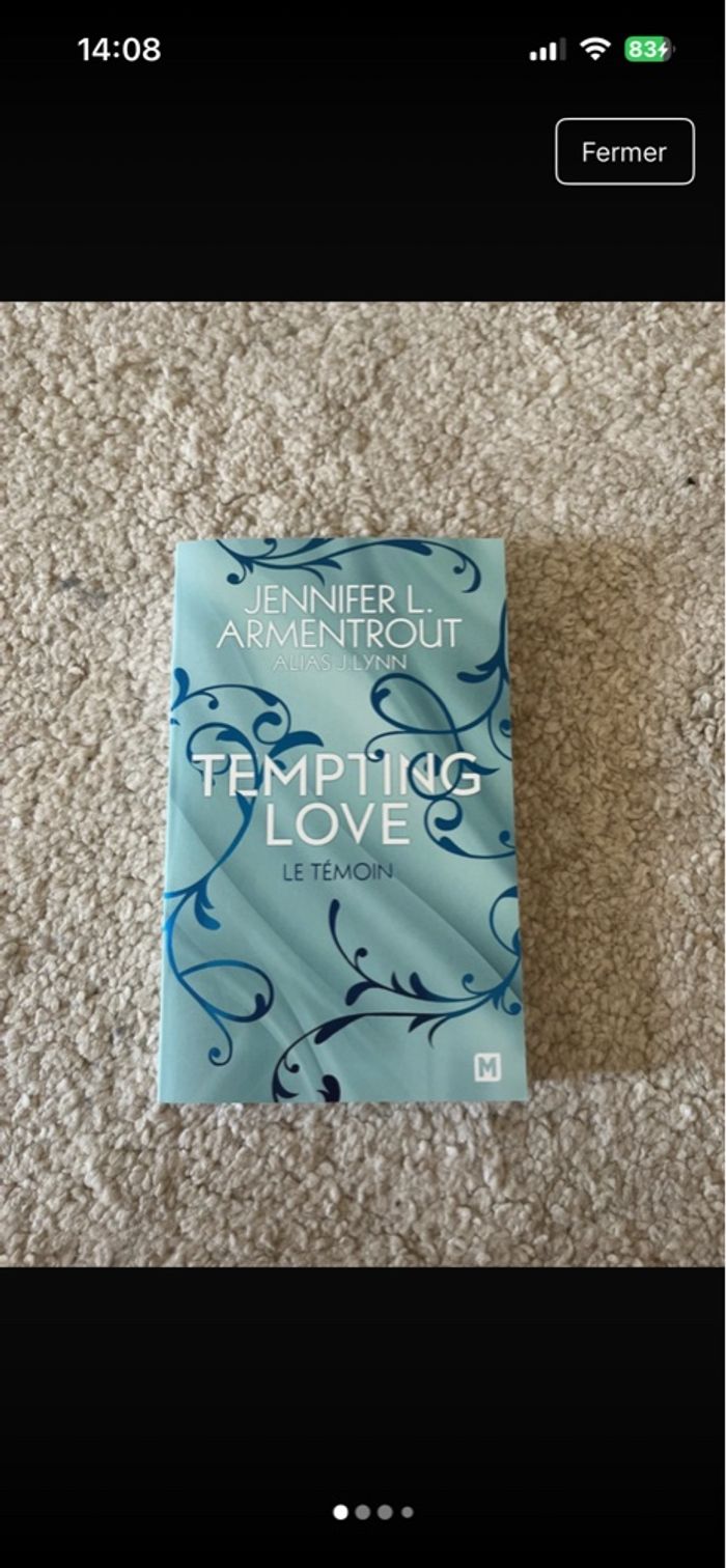 Livre « tempting love »