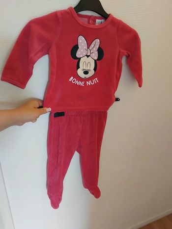 Pyjamas Disney deux pièces fille 18mois