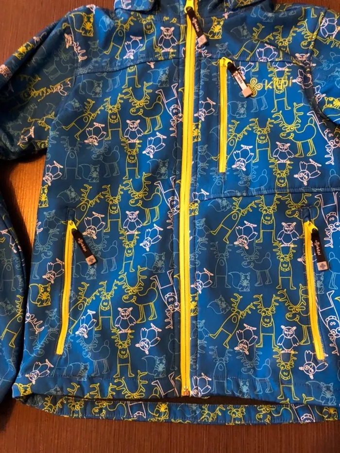 Parka veste blouson avec capuche garçon kilpi 134/140-9/10 ans - photo numéro 3