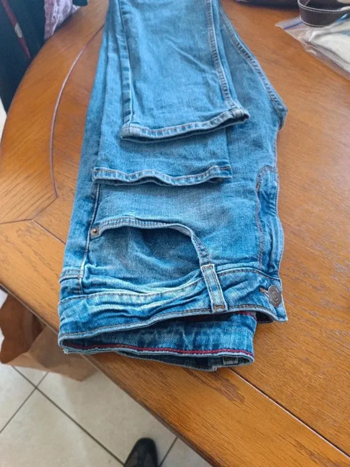 Jean slim bleu Kiabi S - photo numéro 8