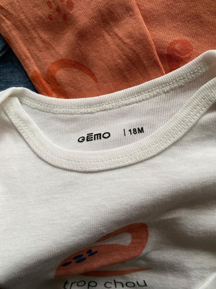 Lot de 3 bodies ml 18 mois - photo numéro 3