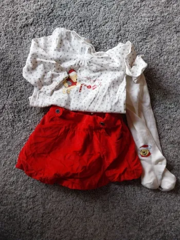 Ensemble jupe t-shirt collant