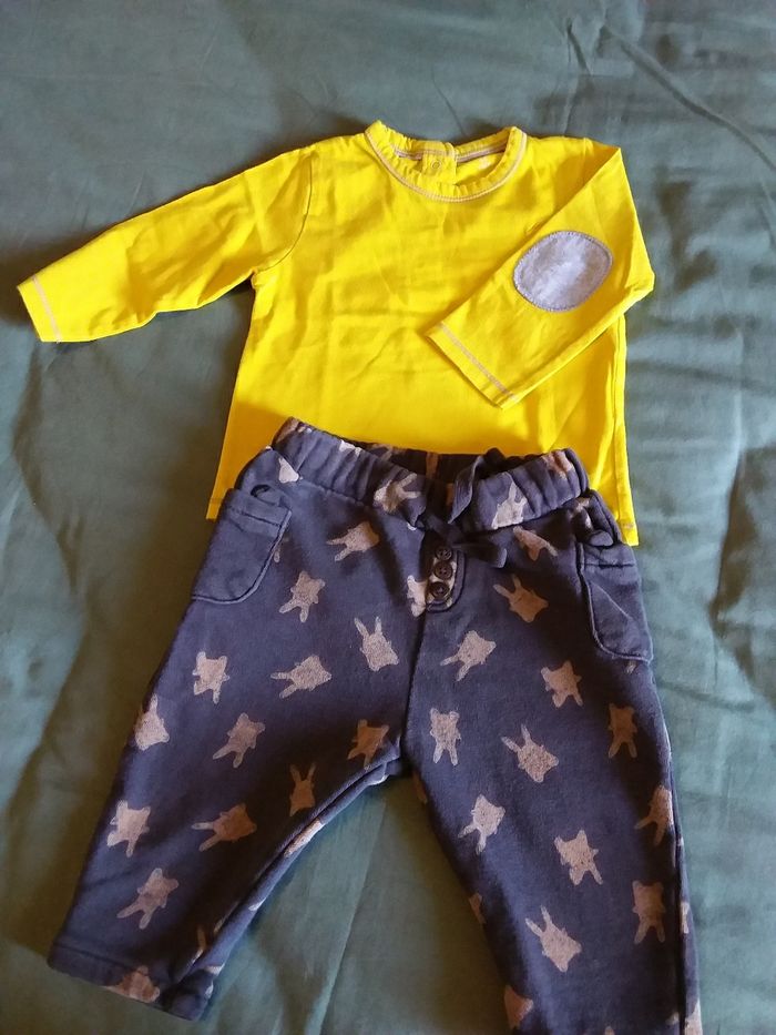 Lot garçon composé de 3 ensembles taille 9 mois hiver - photo numéro 6