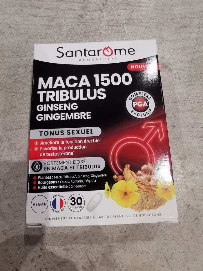 Complement alimentaire  maca 1500 tribulus santarome