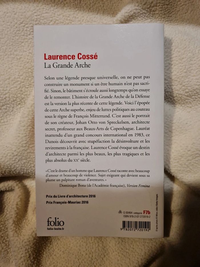 La grande arche - Laurence Cossé - littérature française - photo numéro 2