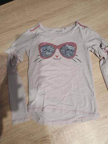 T-shirt sequins 10 ans