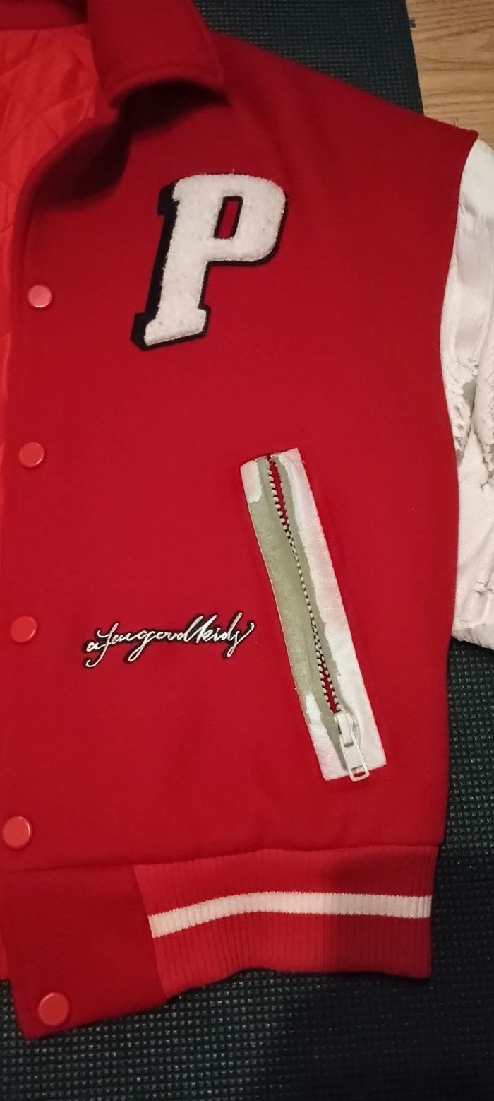 Bombers Vintage Rouge Blanc - photo numéro 2