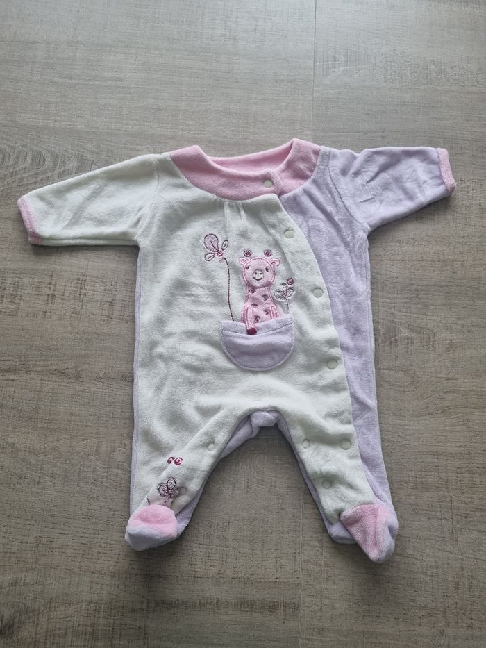 Grenouillère naissance fille