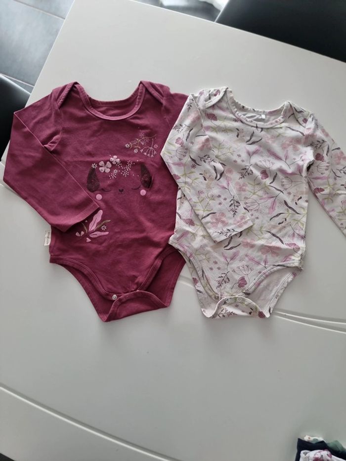 Lot de 2 bodies Petit Béguin 36 mois