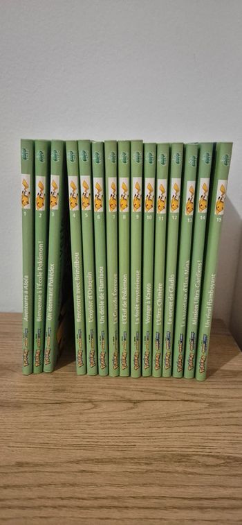 Lot de livres - Pokemon Lune et Soleil - Tome 1 à 15