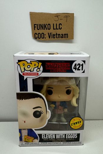 Funko Pop Stranger Things 421 Eleven with Eggos Limited Edition Chase