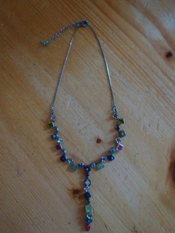Collier fantaisie multicolore