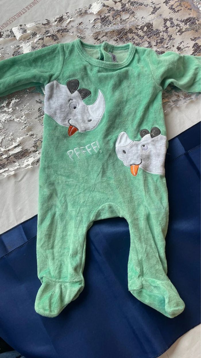 Pyjama velours 3mois