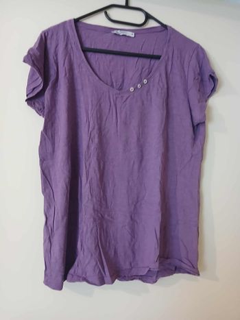 T-shirt violet