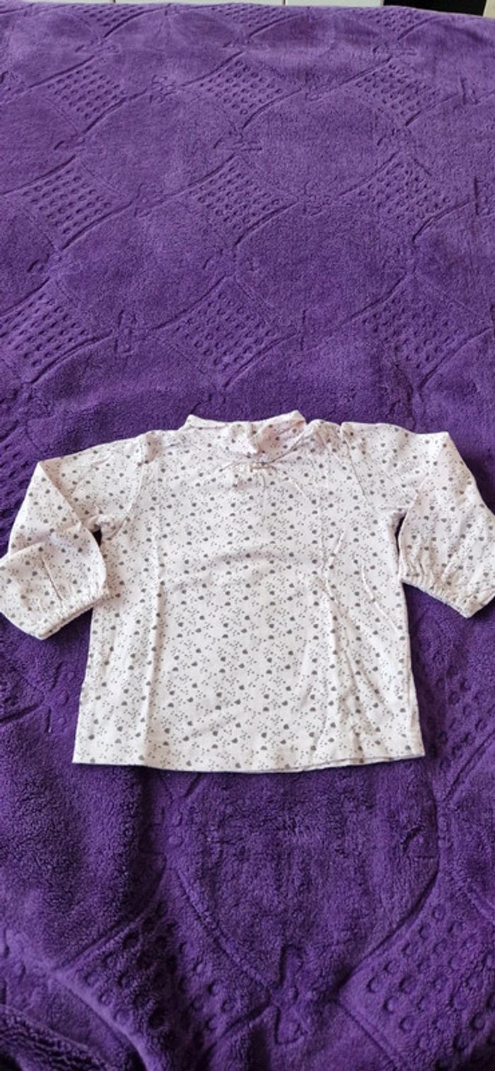 T-shirt manches longues fille 18 mois