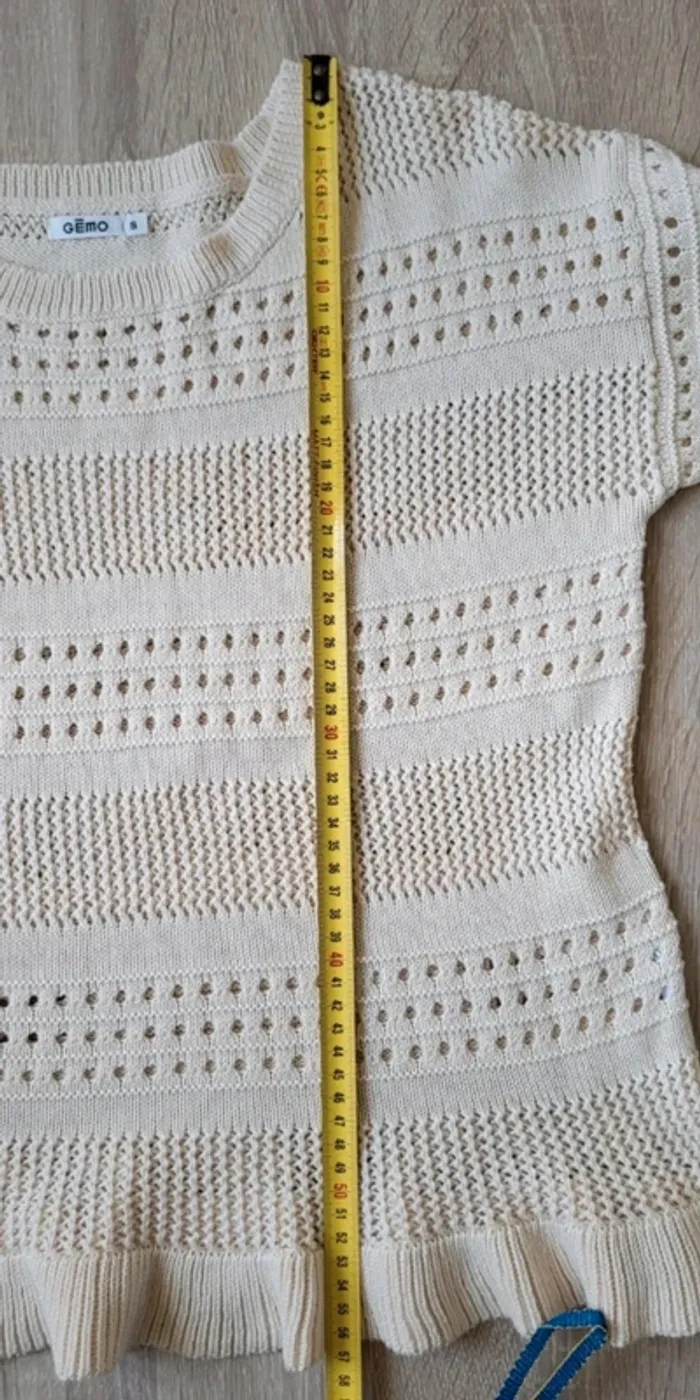 Pull beige écru Gémo Taille 36 - photo numéro 9