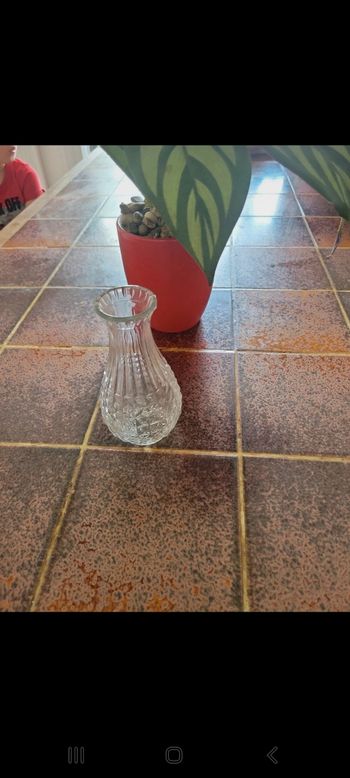 Vase cristal 16 cm