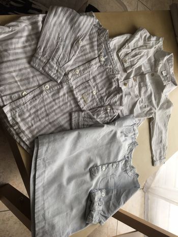 Lot de trois chemises