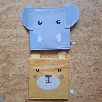 Panier rangement animaux enfant