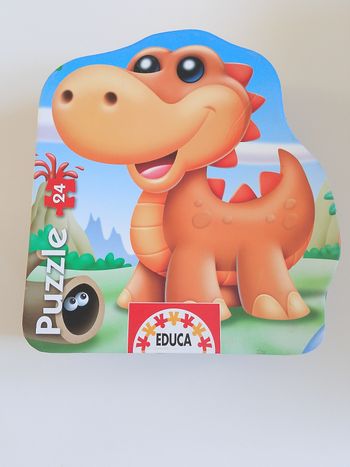 Puzzle 24 pièces éducatif dinosaure 