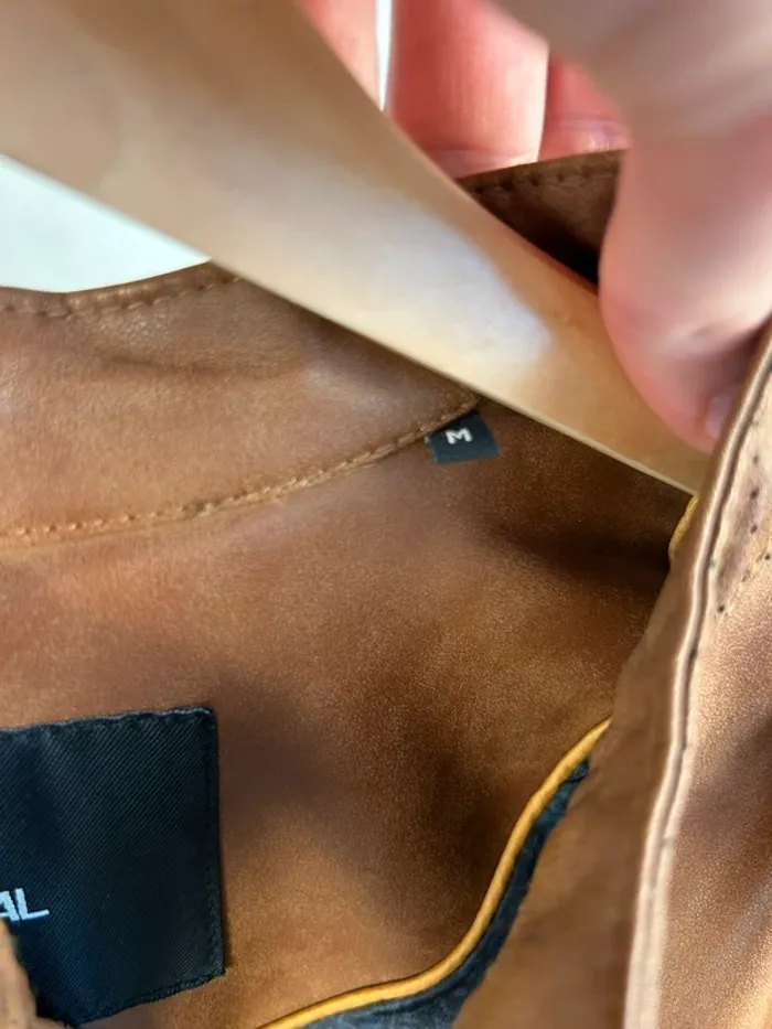 Veste Biker Kaporal Camel M neuve - photo numéro 4